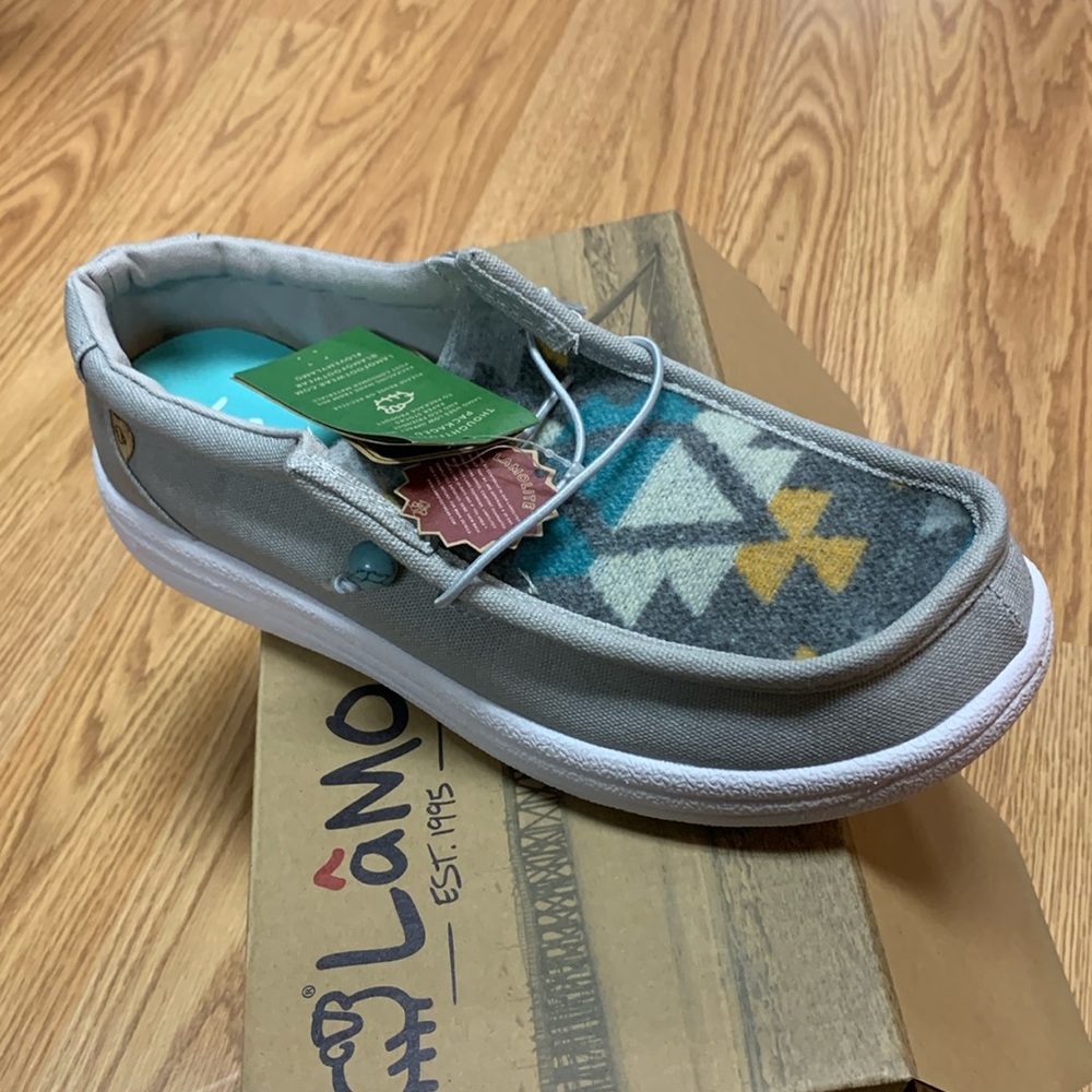 Lamo Paula grey new shoes qvc slip on